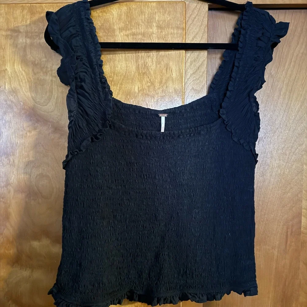 Free People Ari Smocked Top - Picture 3 of 6
